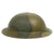 Original U.S. WWI M1917 Doughboy Helmet with Camouflage Textured Paint Original Items