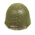 Original WWII U.S. 1944 M1 McCord Front Seam Helmet with Seaman Paper Co Liner Original Items