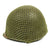 Original WWII U.S. 1944 M1 McCord Front Seam Helmet with Seaman Paper Co Liner Original Items