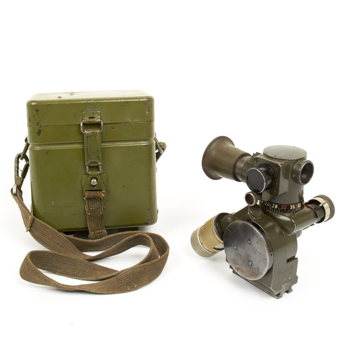 Original German WWII MGZ 34 Optical Sight with Case - MGZ34
