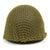 Original WWII U.S. 1943 M1 McCord Front Seam Helmet with CAPAC Liner Original Items