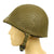 Original WWII U.S. M1 Schlueter Front Seam Helmet with Firestone Tire & Rubber Co Liner Original Items
