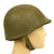 Original WWII U.S. M1 Schlueter Front Seam Helmet with Firestone Tire & Rubber Co Liner Original Items