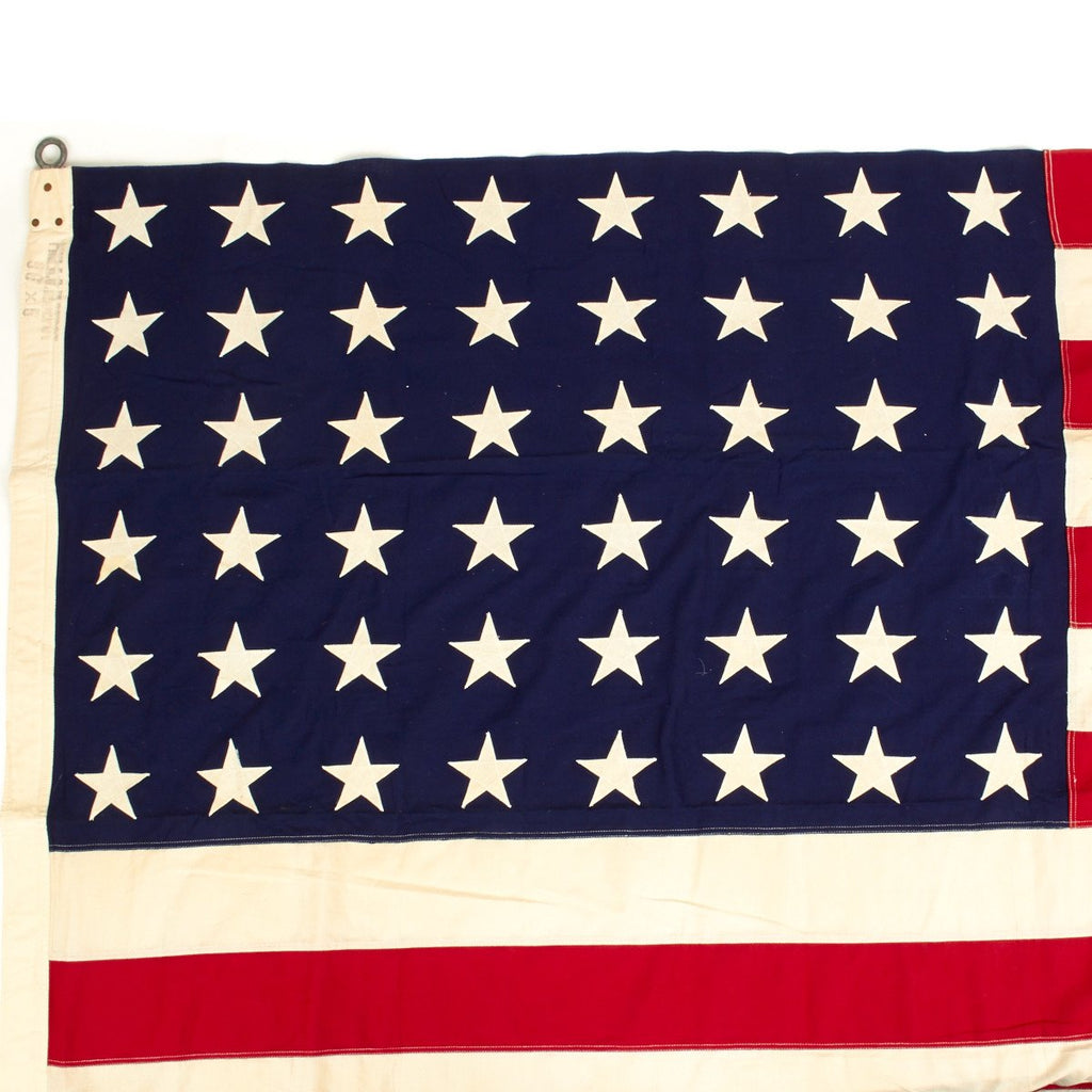 Original U.S. WWII 48 Star Flag Philadelphia Quartermaster Depot- 5 x 9.5 Original Items