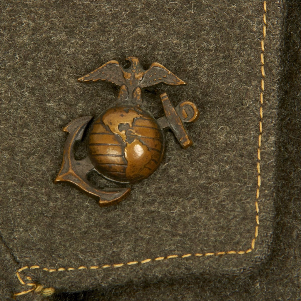 Original USMC WWII Named 1st Marine Division Guadalcanal Tunic ...