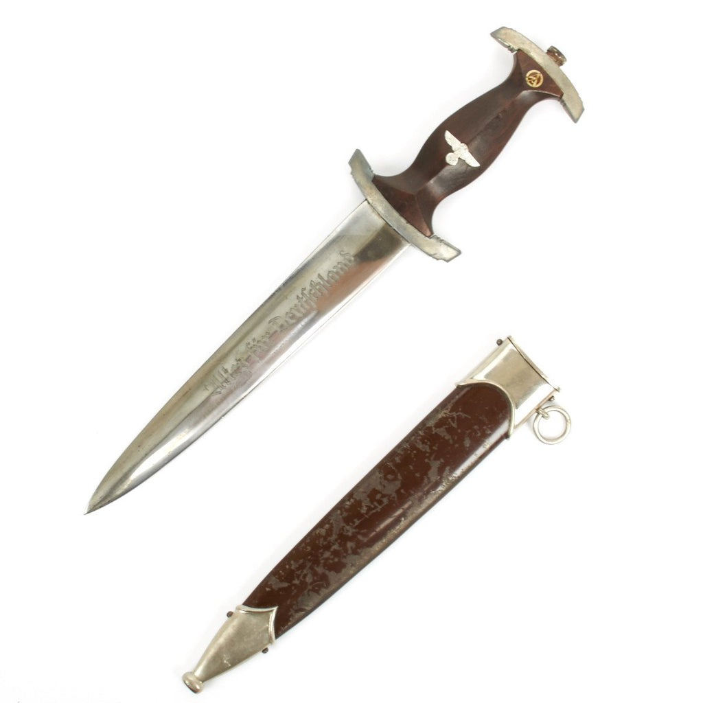 Original German WWII SA Dagger RZM M7/80 by Gustav Spitzer of Solingen Original Items