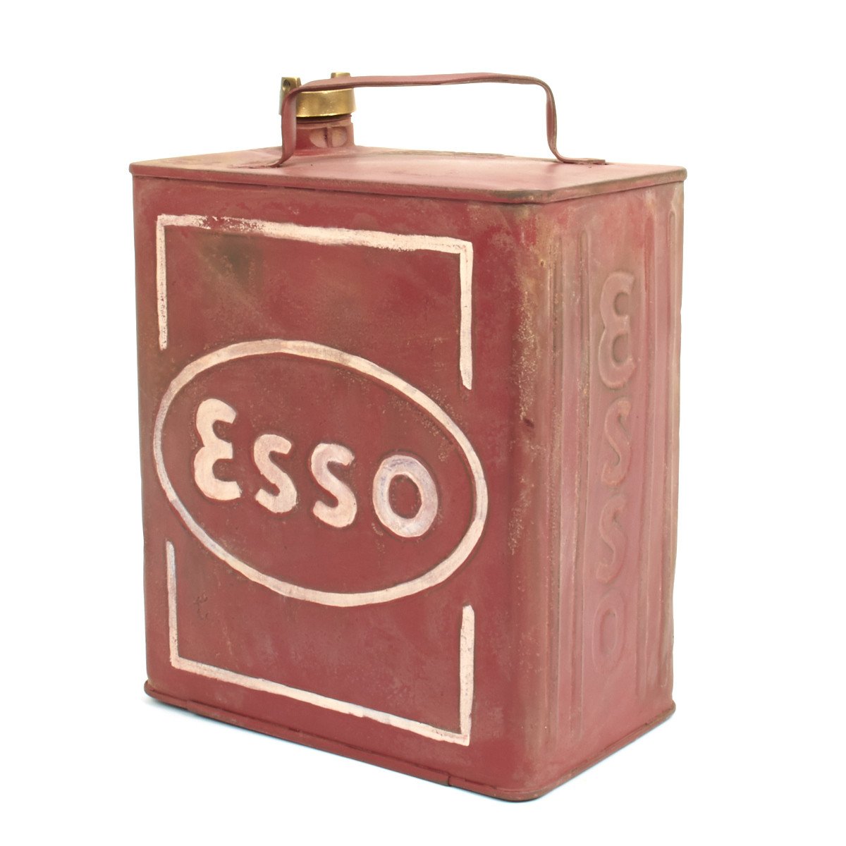 Original British WWII Vickers Machine Gun Water Esso Spirit Can