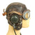 Original British WWII RAF Named Type C Leather Flying Helmet with Mk VIII Goggles - S. BAKER Original Items