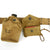 Original U.S. WWII Officer M1936 Pistol Belt, M1911 Holster, Magazine Pouch and Carlisle First Aid Packet Original Items