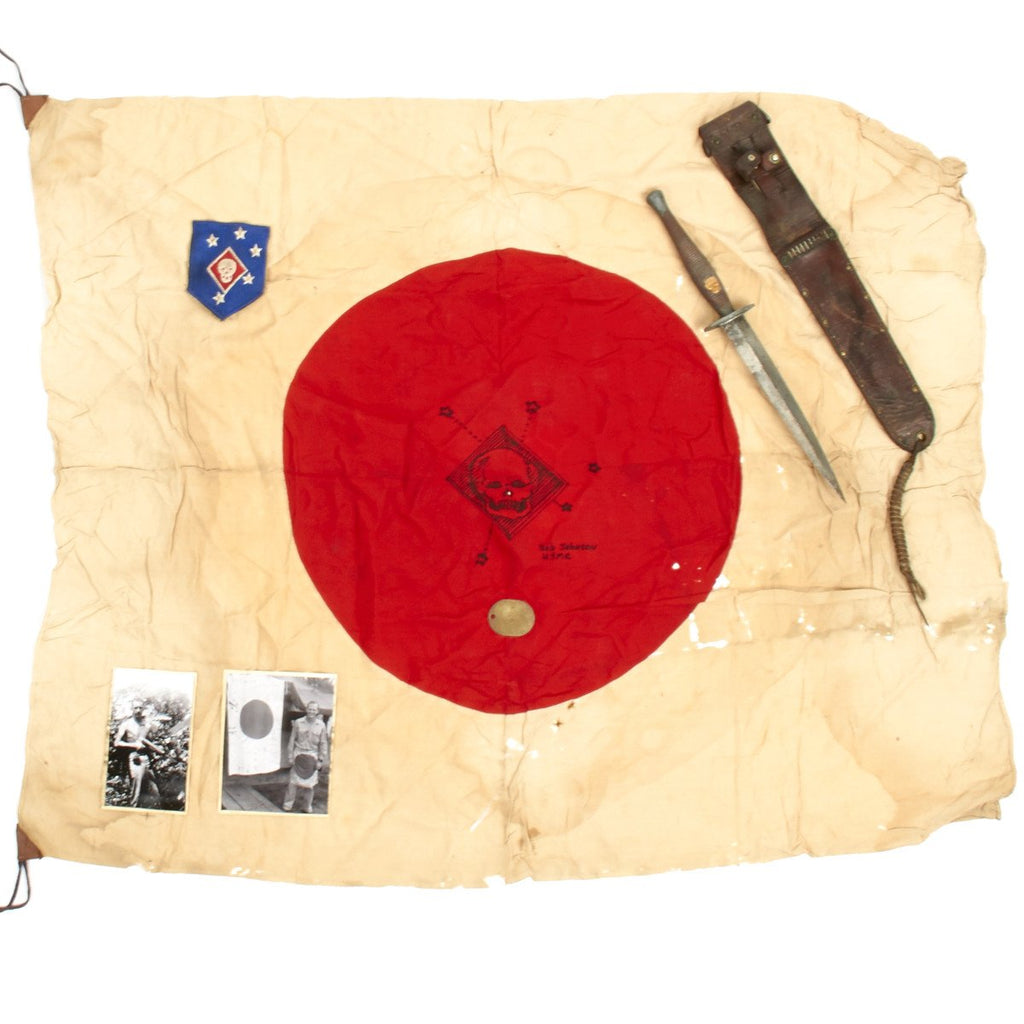 Original U.S. WWII USMC Marine Raider Named Grouping Original Items