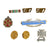 Original U.S. WWII Named 82nd Airborne 460th Artillery Grouping - Ray W. Wilson Original Items