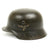 Original German WWII Luftwaffe M40 Single Decal Helmet - SE64 Original Items