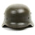 Original German WWII Luftwaffe M40 Single Decal Helmet - SE64 Original Items
