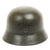 Original German WWII Luftwaffe M40 Single Decal Helmet - SE64 Original Items