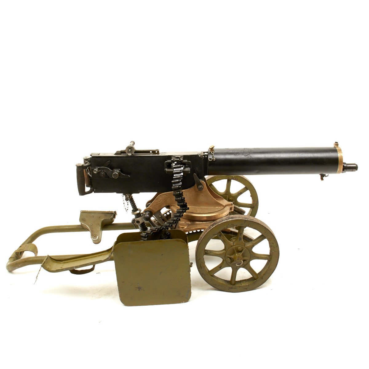 Original WWI Imperial Russian Maxim M1910 Tzarist Royal Cypher