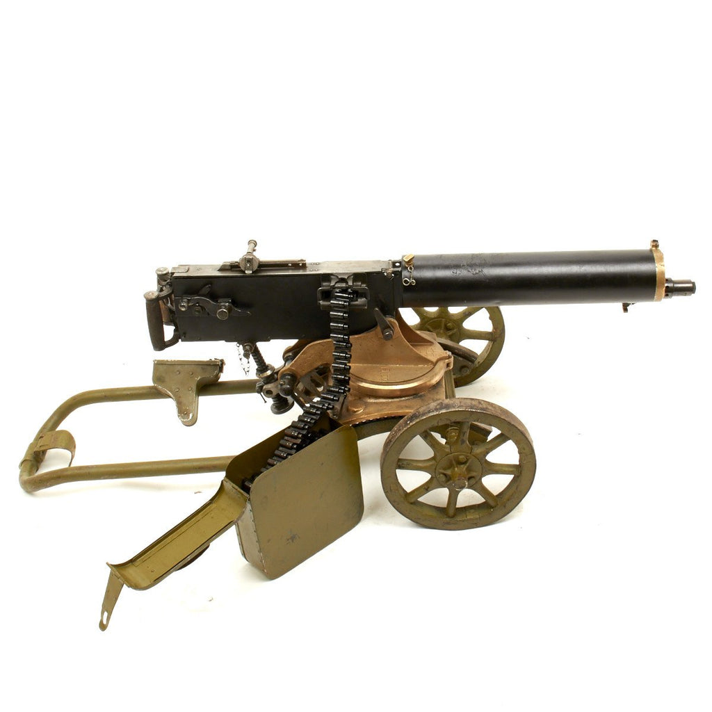 Original WWI Imperial Russian Maxim M1910 Tzarist Royal Cypher