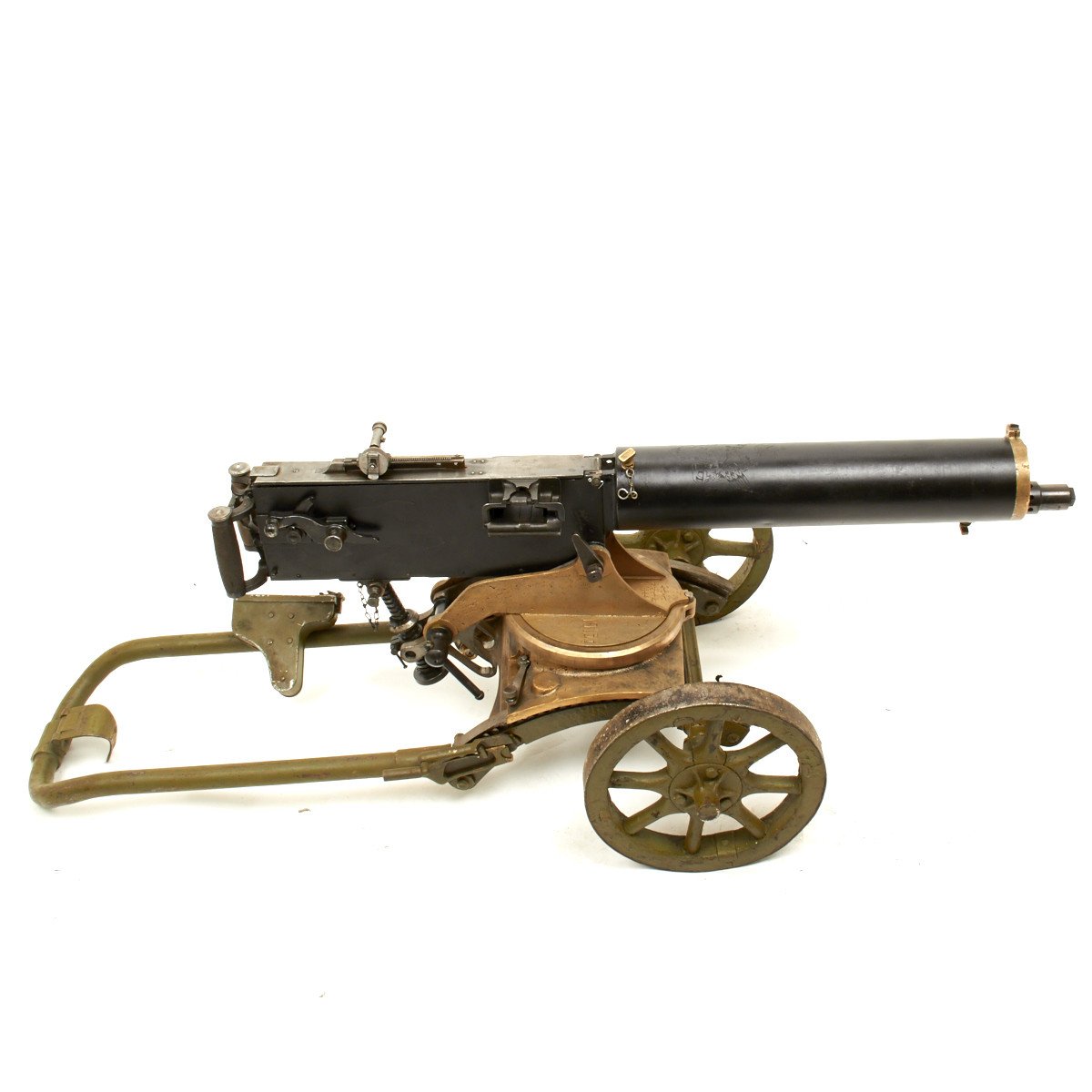 Original WWI Imperial Russian Maxim M1910 Tzarist Royal Cypher