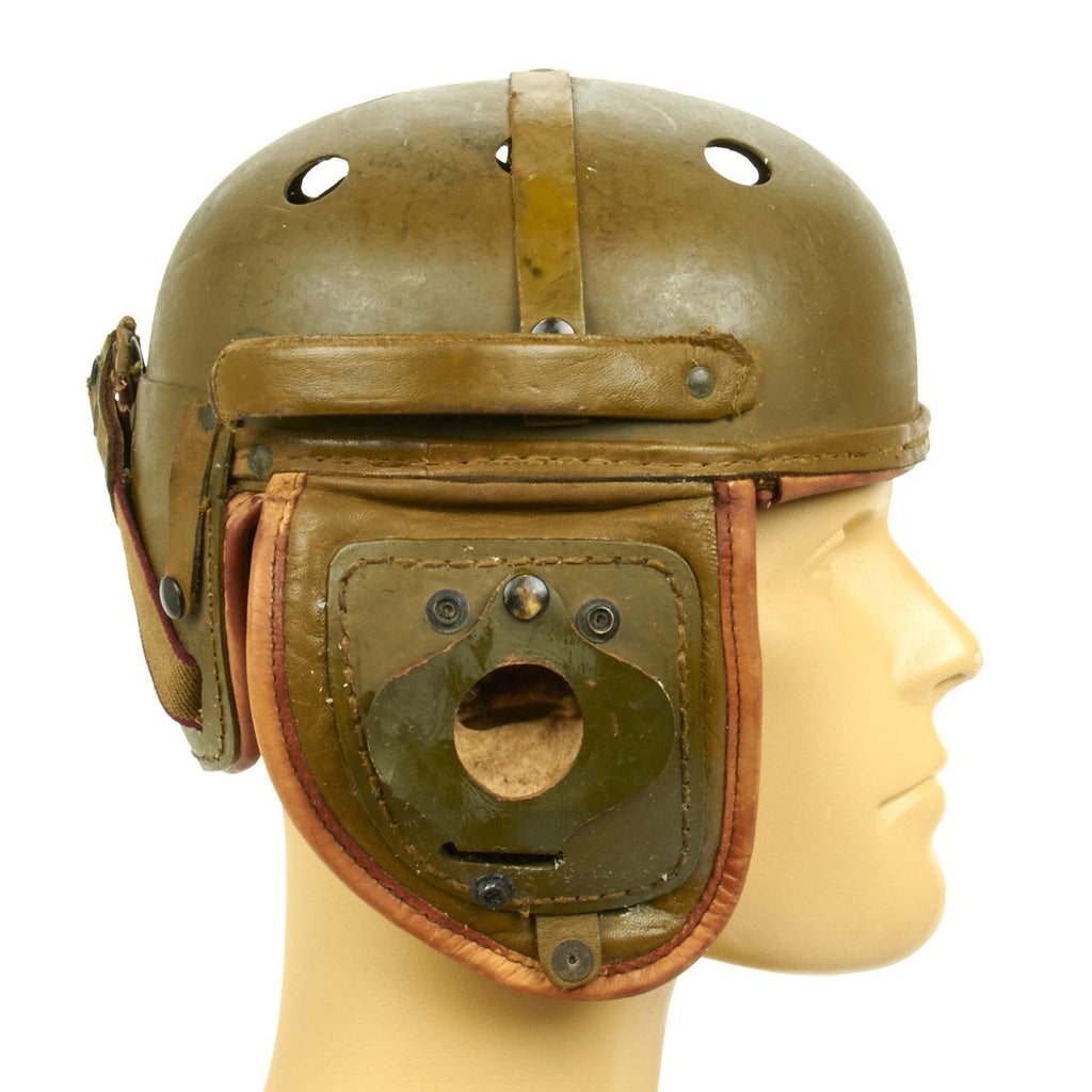 Original U.S. WWII M38 Tanker Helmet by Rawlings Size 7 3/8 Original Items