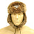 Original German WWII Eastern Front Rabbit Fur Winter Hat Original Items