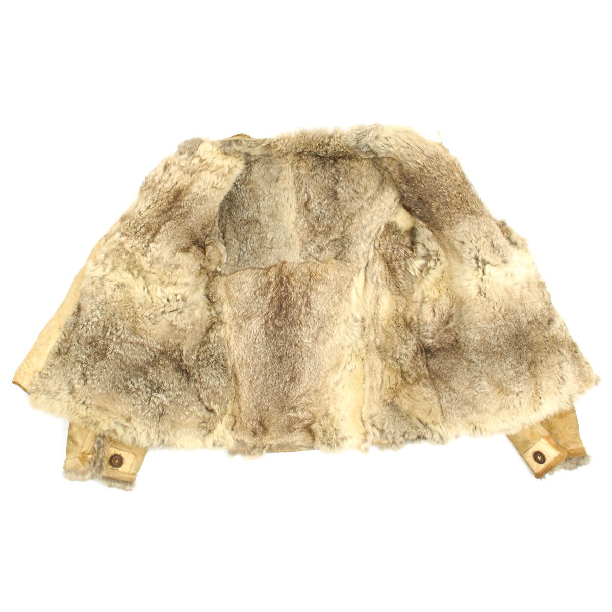 Wwii Rabbit Original German WWII Eastern Front Rabbit Fur Jacket - Marked RBN ...