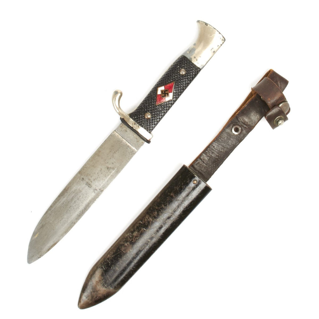 Original German WWII Hitler Youth Knife RZM M7/13 - Schüttlehöfer Original Items