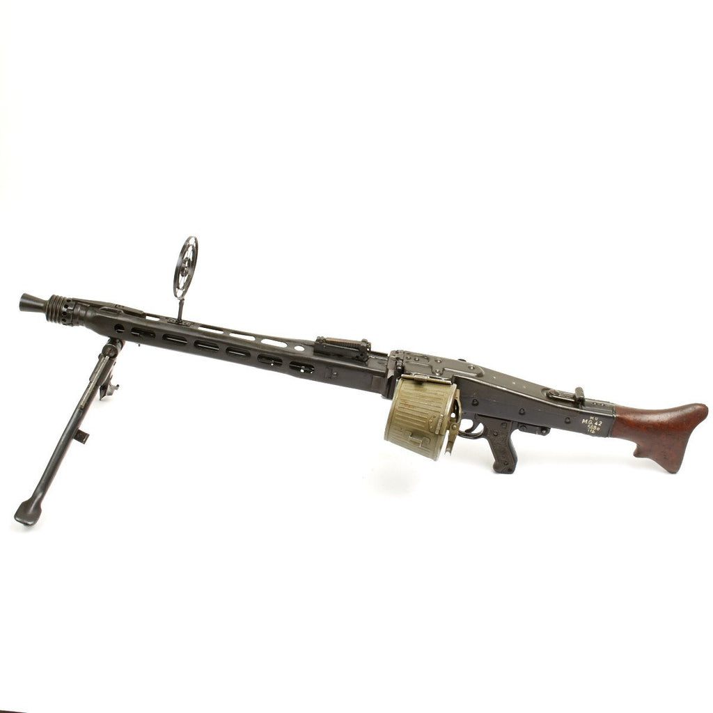 Original German WWII MG 42 Display Machine Gun  Marked dfb Original Items