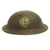 Original U.S. WWI M1917 Doughboy Helmet of the 35th Infantry Division with Textured Paint Original Items