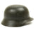 Original German WWII Army Heer M40 Single Decal Helmet - EF64 Original Items