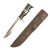 Original U.S. WWII Named Fighting Knife with Scabbard Original Items