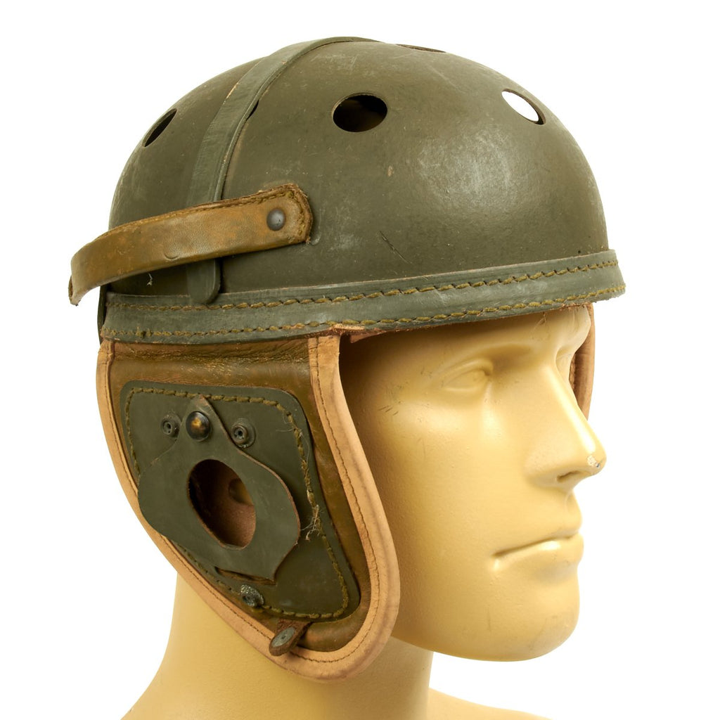 Original U.S. WWII M38 Tanker Helmet – International Military Antiques Original U.S. WWII M38 Tanker Helmet – International Military Antiques