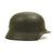 Original German WWII Army Heer M40 Named Single Decal Helmet - Q64 Original Items