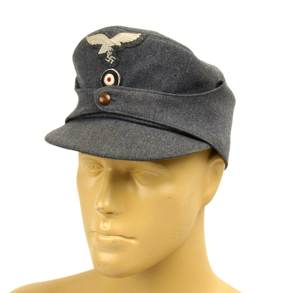 Original German Luftwaffe M43 Cap with Berlin RB Number - Size 58 Original Items
