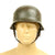 Original German WWII Army Heer M35 Named Double Decal Helmet - ET62 Original Items