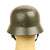 Original German WWII Army Heer M35 Named Double Decal Helmet - ET62 Original Items