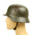 Original German WWII Army Heer M35 Named Double Decal Helmet - ET62 Original Items