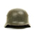 Original German WWII Army Heer M35 Named Double Decal Helmet - ET62 Original Items