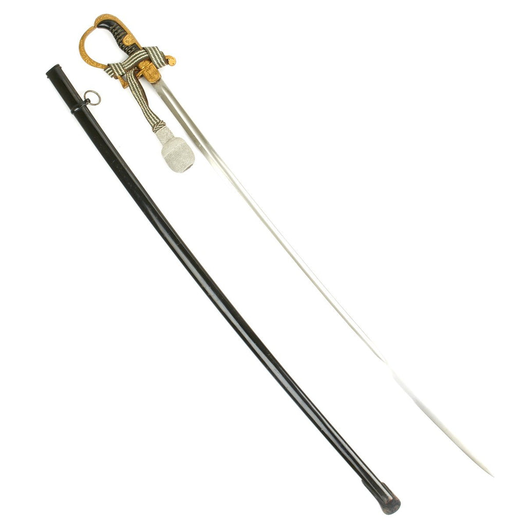 Original German WWII Officer Army Dove Head Sword by WKC with Portepee Original Items