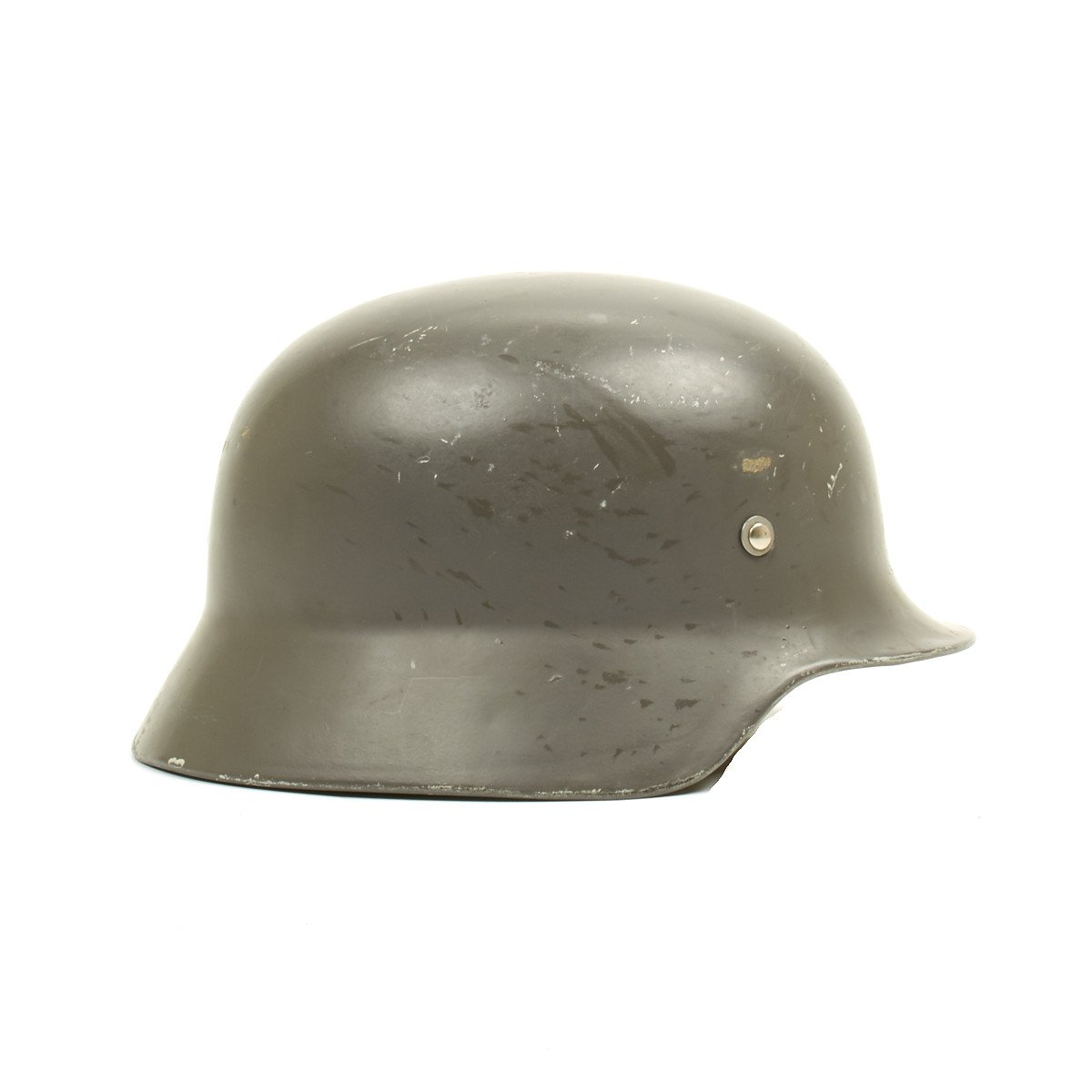 Original German Bundesgrenzchutz Stahlhelm M53 Helmet – International Military Antiques