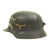 Original German WWII USGI Bring Back Shot Through Trench Art M40 Helmet - Somewhere in Germany Original Items