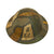 Original U.S. WWI M1917 A.E.F. Doughboy Helmet with Camouflage Textured Paint Original Items