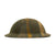 Original U.S. WWI M1917 A.E.F. Doughboy Helmet with Camouflage Textured Paint Original Items