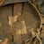 Original U.S. WWI M1917 A.E.F. Doughboy Helmet with Camouflage Textured Paint Original Items