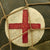 Original U.S. WWII Medic 1944 M1 McCord Front Seam Helmet with Westinghouse Liner and Net Original Items