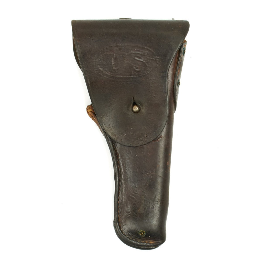 Original U.S. WWII M1916 .45 Graton & Knight Co 1943 Dated Leather Holster Original Items