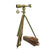 Original French WWI Longue-vue Monoculaire Telescope with Tripod - Dated 1917 Original Items