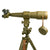 Original French WWI Longue-vue Monoculaire Telescope with Tripod - Dated 1917 Original Items