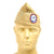 U.S. Original WWII Airborne Glider Infantry Overseas Garrison Cap with Laundry Number Original Items