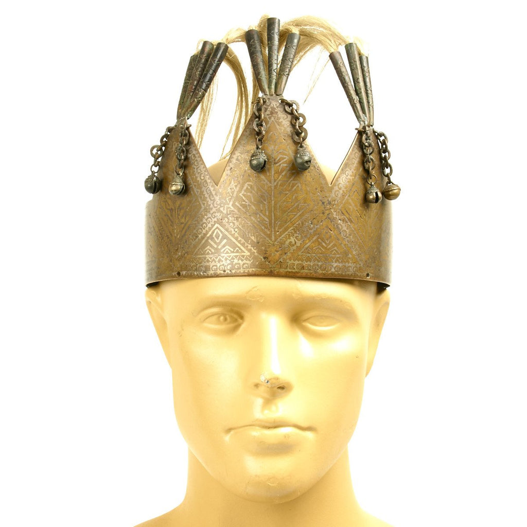 Original 19th Century Southeast Asian Tribal Headdress Original Items