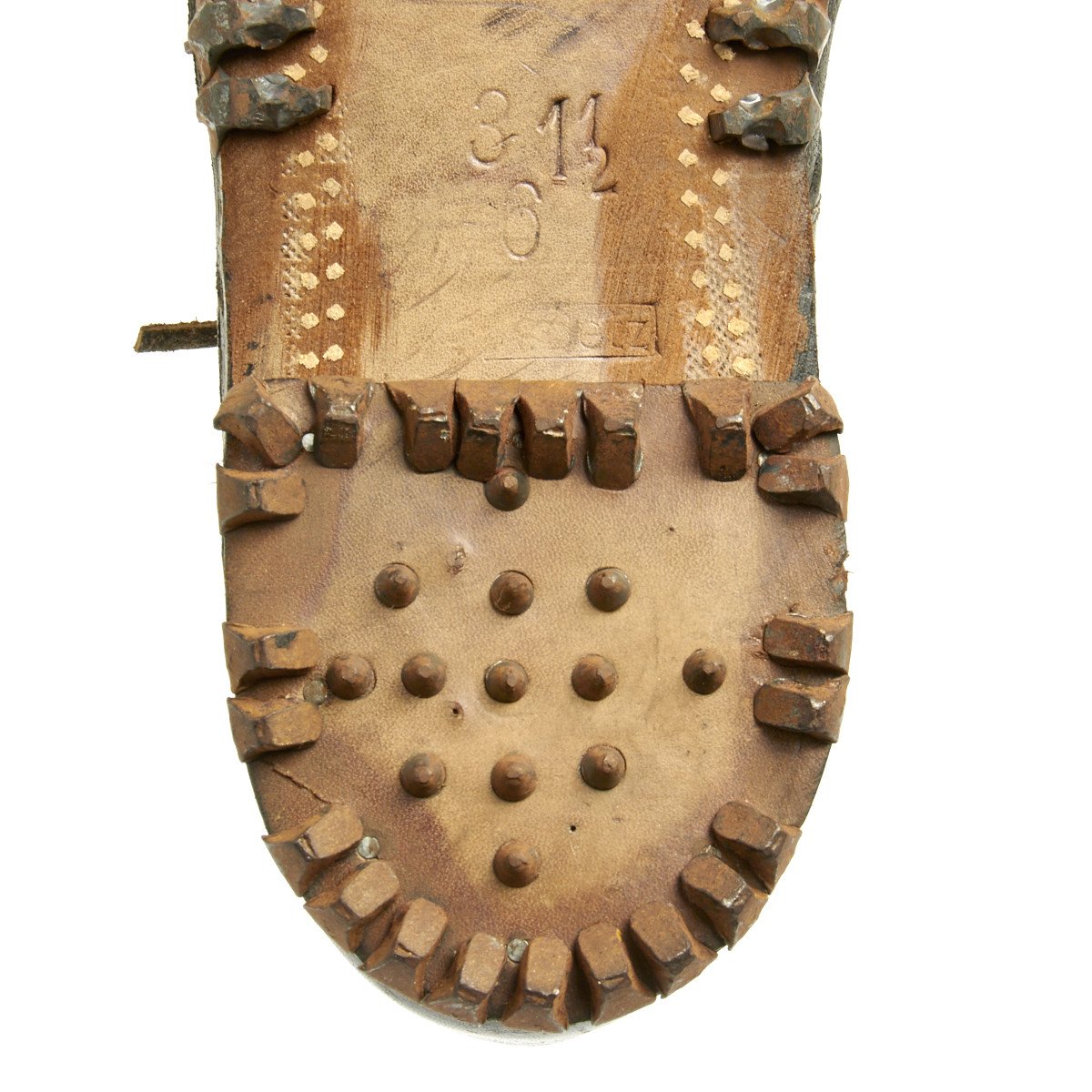 Original German WWII Gebirgsjäger Mountain Trooper Boots - Maker Marked ...