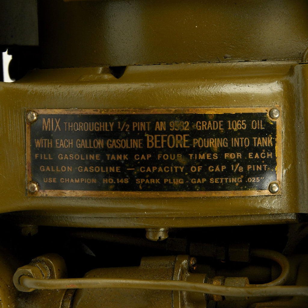 Original U.S. WWII B-24 B-17 Homelite Auxiliary Generator Model HRU-28 ...